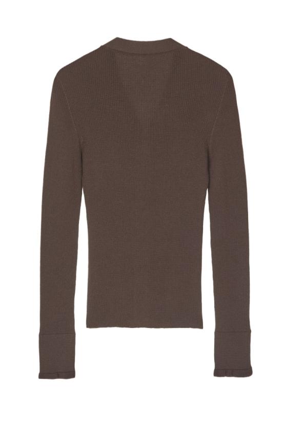 26FW 세실리아 반센 가디건 26KNI52003BROWN - CECILIE BAHNSEN
