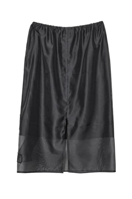 26FW 세실리아 반센 미디 스커트 26RTW17002BLACK - CECILIE BAHNSEN