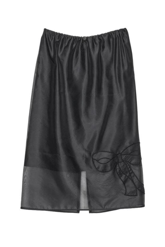 26FW 세실리아 반센 미디 스커트 26RTW17002BLACK