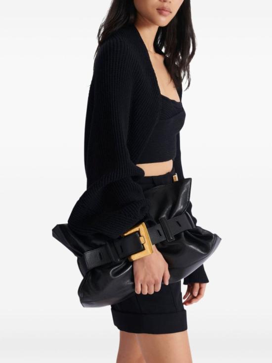 26SS 발망 숄더백 GN1KK990LSAX 0PA Black - BALMAIN