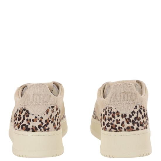 26FW 오트리 메달리스트 로우 레더 스니커즈 AULWJA02PONYSAFARI LEOZEBRAIVORY Neutrals - AUTRY