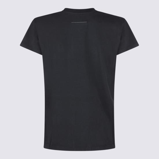 26FW MM6 메종마르지엘라 뉴메릭 코튼 저지 티셔츠 S52GC0327M20258900 Black - MM6 MAISON MARGIELA