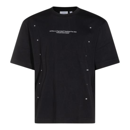 26FW 오프화이트 반팔 티셔츠 OMAA120F26JER00F001 Black