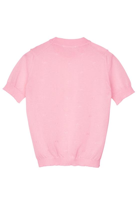 26FW 세실리아 반센 반팔 티셔츠 26KNI50005PRETTYPINK - CECILIE BAHNSEN