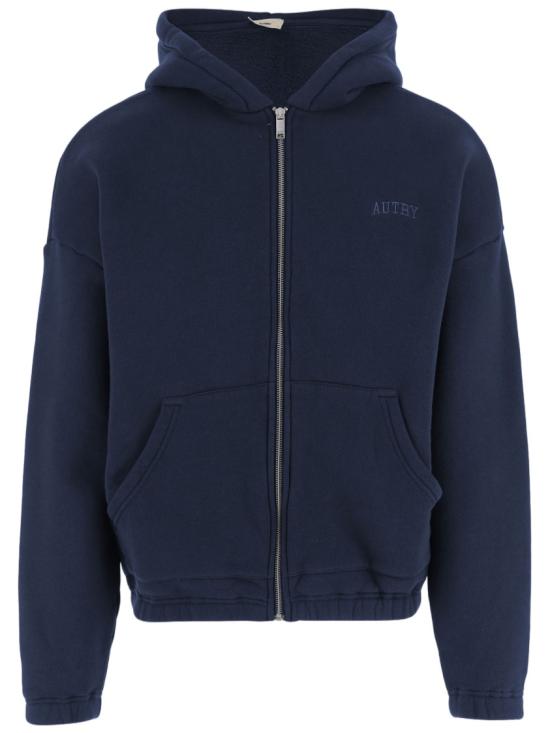 26FW 오트리 후드 티셔츠 HIPX121TLUSTER Black