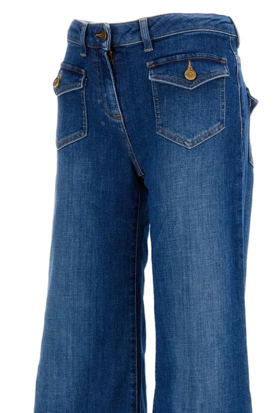 26FW 엘리자베타프랜치 데님 팬츠 PJ18N66E2139 Blue - ELISABETTA FRANCHI