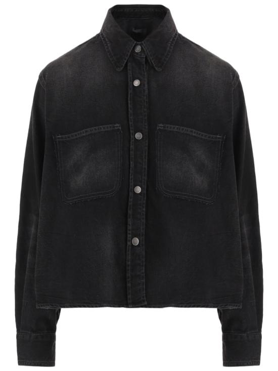 26FW 하이쿠레 데님 셔츠 HEW06104DF172L0938 Black