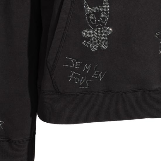 26FW 자딕앤볼테르 후드 티셔츠 JWSS01744021 Black - ZADIG & VOLTAIRE