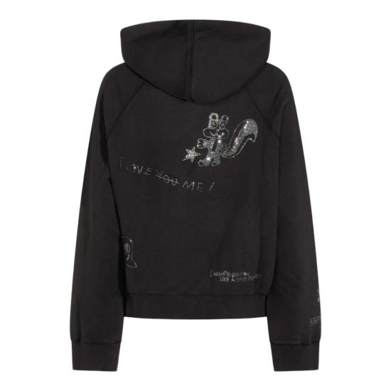 26FW 자딕앤볼테르 후드 티셔츠 JWSS01744021 Black - ZADIG & VOLTAIRE