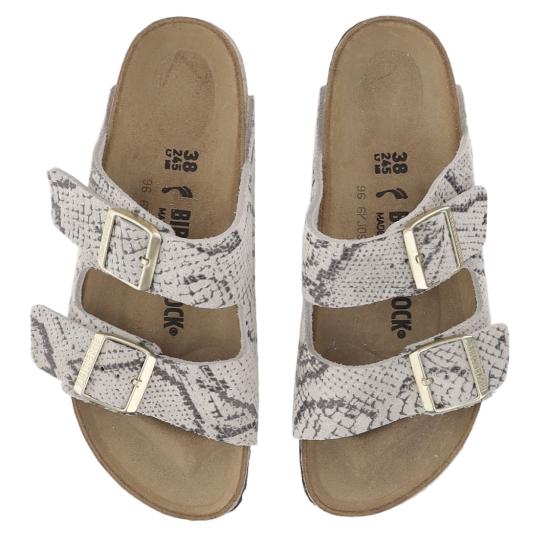 26FW 버켄스탁 뮬/슬리퍼 1033065SNAKEOYSTER Brown - BIRKENSTOCK