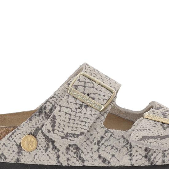 26FW 버켄스탁 뮬/슬리퍼 1033065SNAKEOYSTER Brown - BIRKENSTOCK