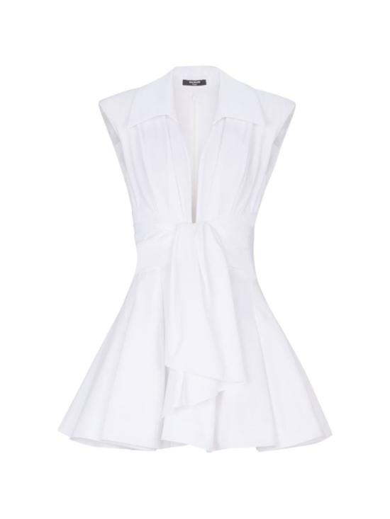 26SS 발망 숏 원피스 GF0R5181CB09 0FB White