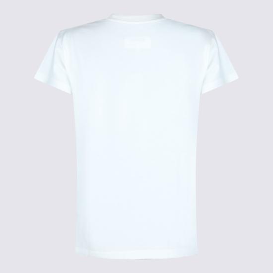 26FW MM6 메종마르지엘라 뉴메릭 코튼 저지 티셔츠 S52GC0327M20258101 White - MM6 MAISON MARGIELA