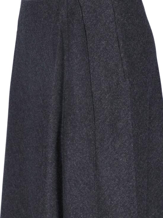 26FW 조르지오 아르마니 롱 스커트 GW003451 TE10537U8131 Grey - GIORGIO ARMANI