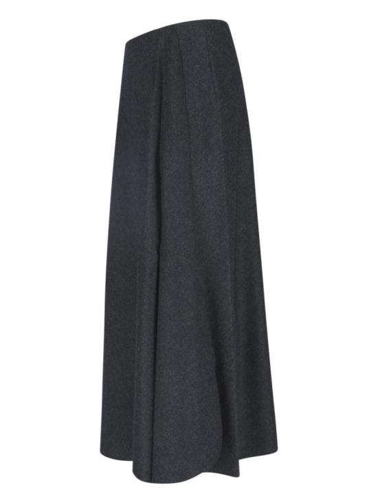 26FW 조르지오 아르마니 롱 스커트 GW003451 TE10537U8131 Grey - GIORGIO ARMANI