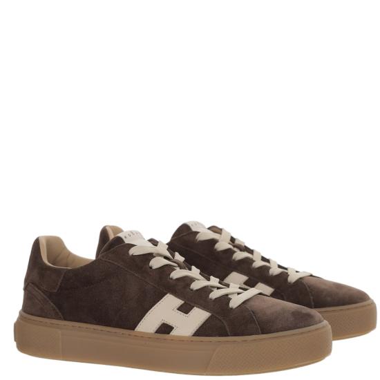 26FW 호간 스니커즈 HXM7050GF10UHT0R1L Brown - HOGAN