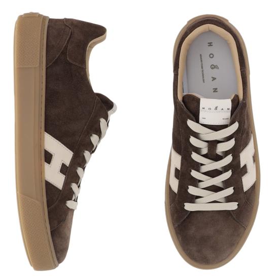 26FW 호간 스니커즈 HXM7050GF10UHT0R1L Brown - HOGAN