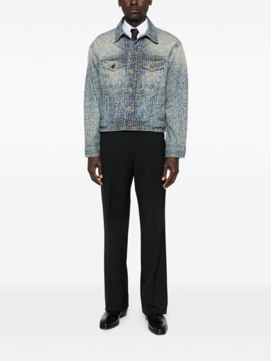 26SS 발망 데님 자켓 GH1TC330DG12 6AW Grey - BALMAIN