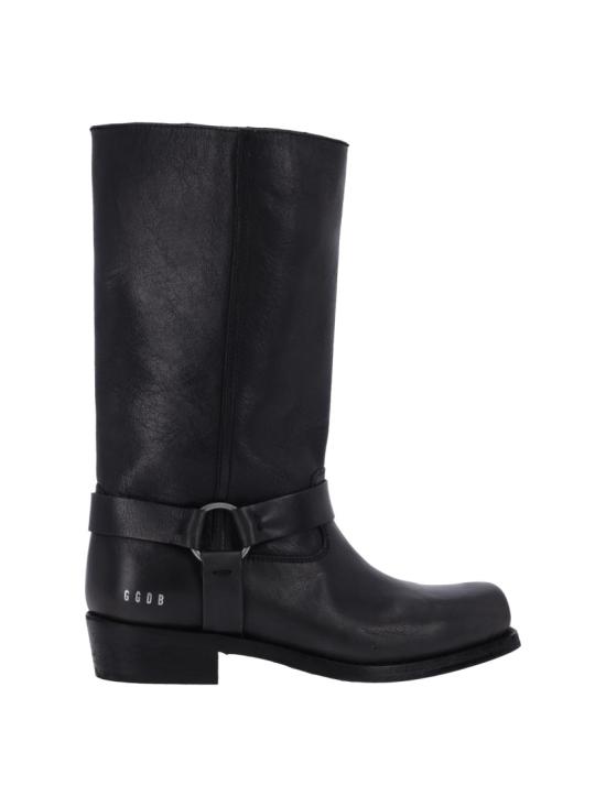 26FW 골든구스 버클&스트랩 하이 바이커 부츠 GWF01057 F00823590100 Black