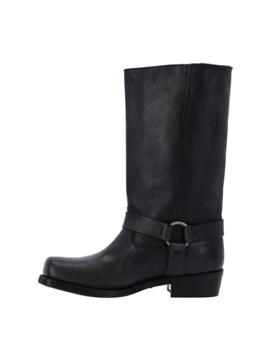 26FW 골든구스 버클&스트랩 하이 바이커 부츠 GWF01057 F00823590100 Black - GOLDEN GOOSE