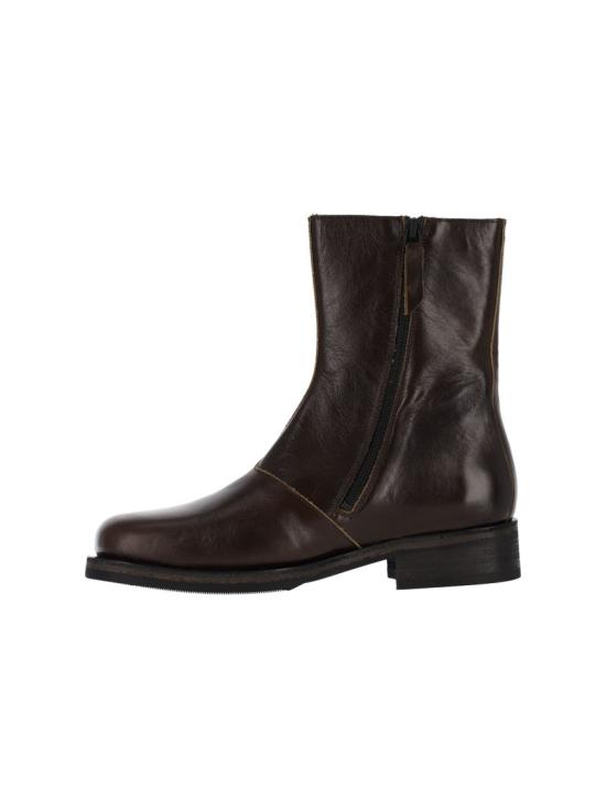 26FW 아워레가시 올리브 가죽 앵클부츠 A2267CDODEEP OLIVE LEATHER Brown - OUR LEGACY