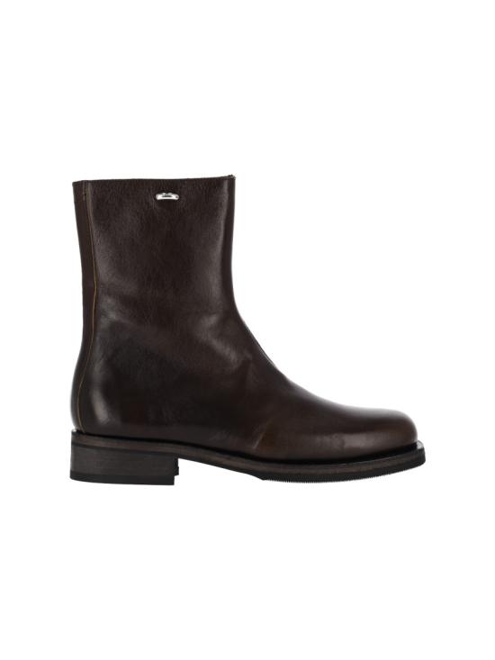 26FW 아워레가시 올리브 가죽 앵클부츠 A2267CDODEEP OLIVE LEATHER Brown