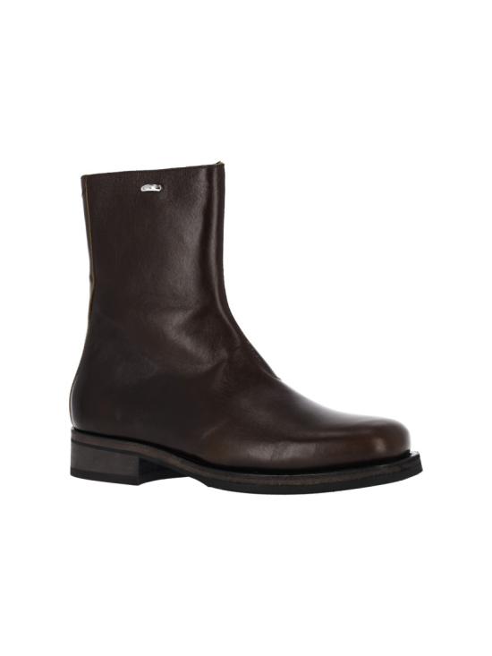 26FW 아워레가시 올리브 가죽 앵클부츠 A2267CDODEEP OLIVE LEATHER Brown - OUR LEGACY