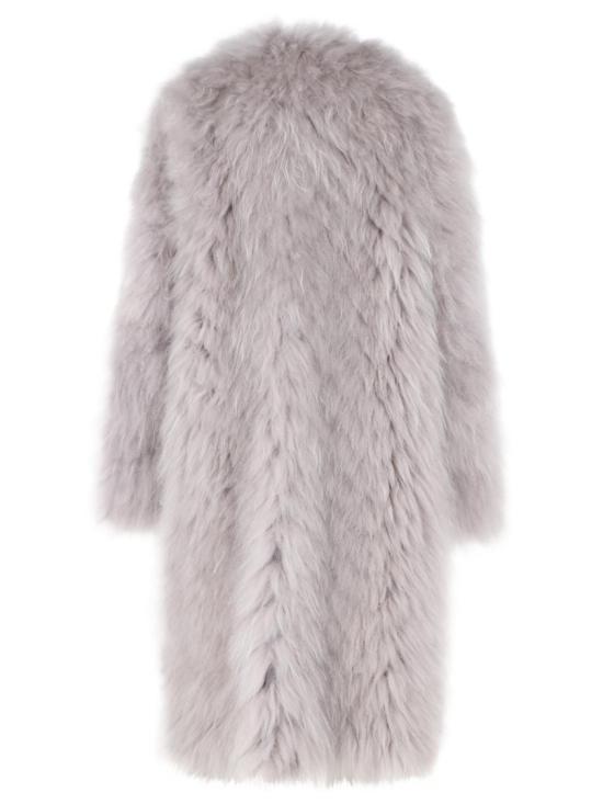 26FW 시모네타 코트 F06CO214H38 549 Grey - SIMONETTA
