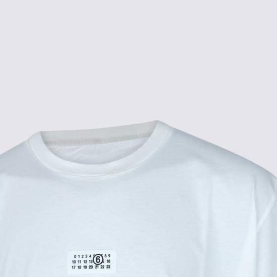 26FW MM6 메종마르지엘라 반팔 티셔츠 SH0GC0071M20258101 White - MM6 MAISON MARGIELA