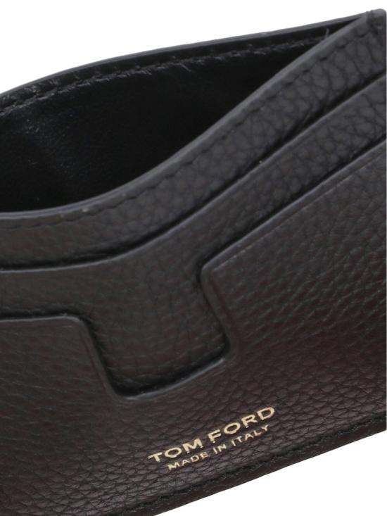 26FW 톰포드 그레인 레더 클래식 카드 홀더 Y0232 LCL158GNAA Black - TOMFORD