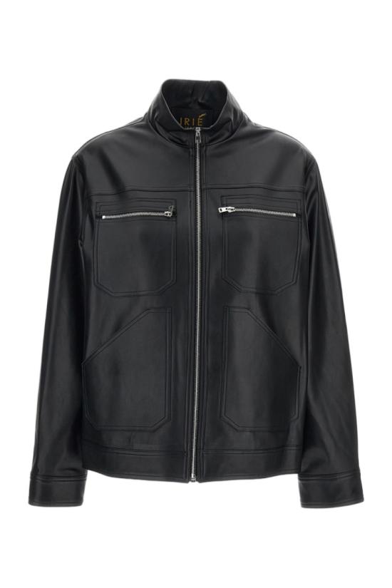 26FW 아이리 가죽 자켓 82ICFV2690 Black