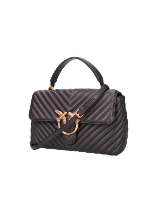 26FW 핑코 토트백 100043 A0GKM12Q Brown - PINKO