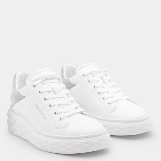 26FW 지미추 스니커즈 DIAMONDMAXIFIIIVR0C8776 White - JIMMY CHOO