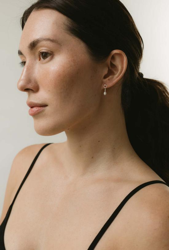  MASLO CO. 이어링 마슬로 사 릴리어 진주 스터드 귀걸이 - OTHER BRANDS