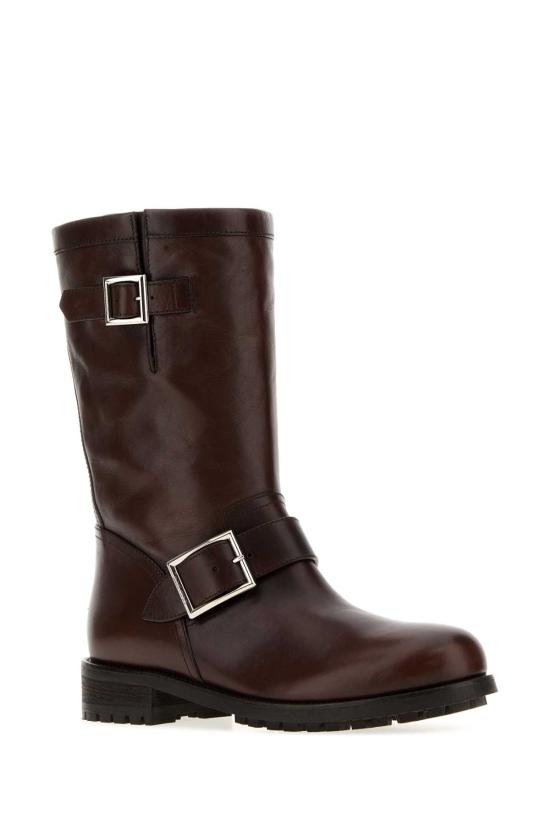 26FW 지미추 부츠 BIKERMIDSVH CHOCOLATE Brown - JIMMY CHOO