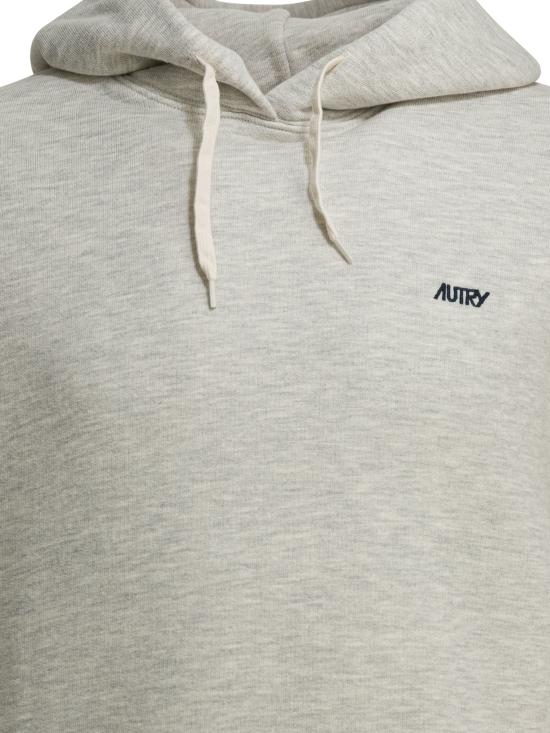26FW 오트리 로고 후드 티셔츠 HOPM002M Grey - AUTRY