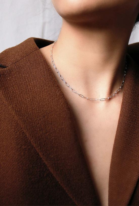  MASLO CO. 목걸이/팬던트 마슬로 사의 드로운 케이블 체인 목걸이 - OTHER BRANDS