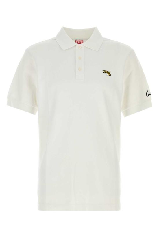26FW 겐조 폴로 티셔츠 FG65PO1594PU 02 White