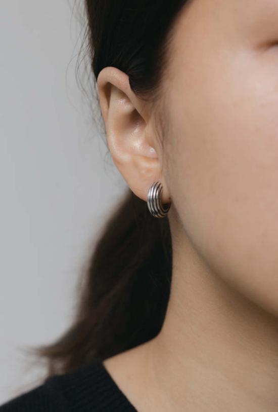  마슬로 주얼리 이어링 레오네 실버 귀걸이 - MASLO JEWELRY