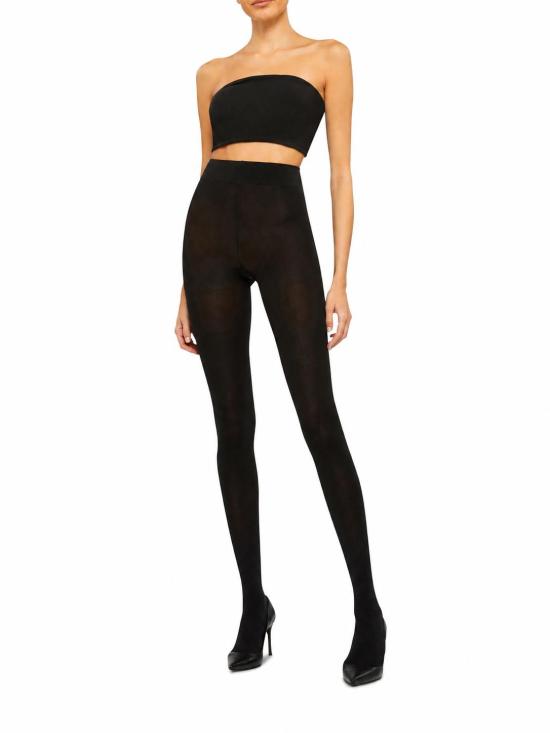 26FW 월포드 양말 14775 7005 BLACK - WOLFORD