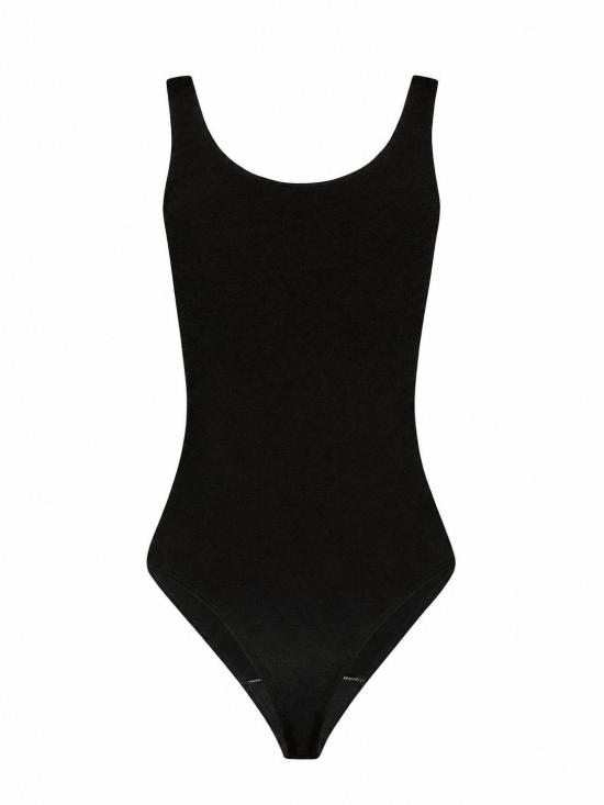 26FW 월포드 바디수트 티셔츠 75085 7005 BLACK - WOLFORD