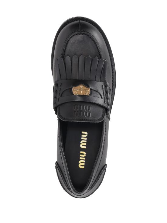 26FW 미우미우 버클 스웨이드 로퍼 5D747EF0205OD F0002 NERO - MIU MIU