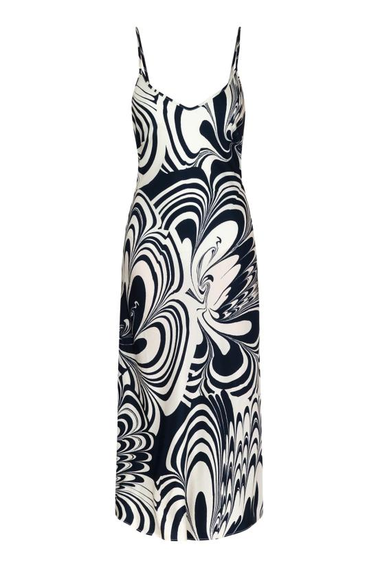  언타이틀드 인 모션 롱 원피스 무제 In Motion Desire Dress Nuva Black