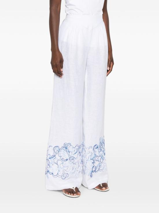 26SS 에르마노 설비노 스트레이트 팬츠 D484P308 ZQRR4814 WHITE - ERMANNO SCERVINO