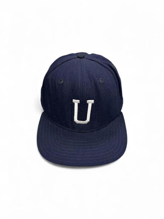  토템 브랜드 컴퍼니 볼캡 토템 브랜드 에베츠 필즈 플란넬 울 "U"  네이비 블루