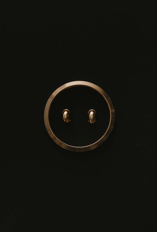  마슬로 주얼리 이어링 느와레트 후프 - MASLO JEWELRY