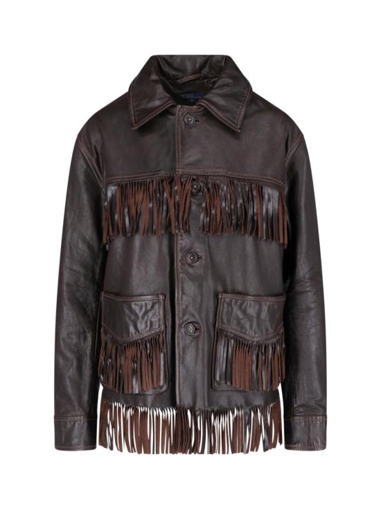 26FW 폴로 랄프로렌 가죽 자켓 211 B16687 001 Brown