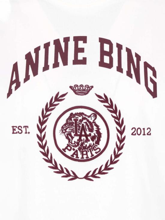 26FW 애니빙 반팔 티셔츠 A 08 12695 WKHA3 CREAM White - ANINE BING