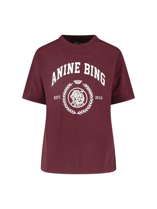 26FW 애니빙 반팔 티셔츠 A 08 12695 BGN28 FIG Red