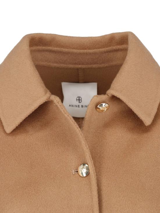 26FW 애니빙 자켓 A 01 10120 BWN17 CAMEL CASHMERE BLEND Brown - ANINE BING